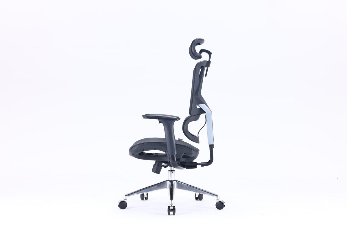 כיסא SIHOO M90 שחור מבט צד