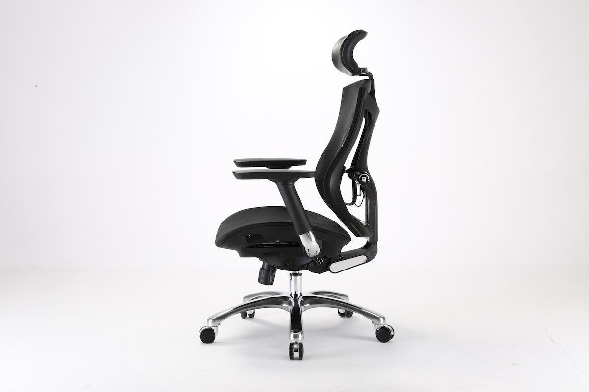 כיסא SIHOO V1 שחור מבט צד
