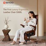 כיסא מנהלים ארגונומי SIHOO S300L Top-Grain Leather