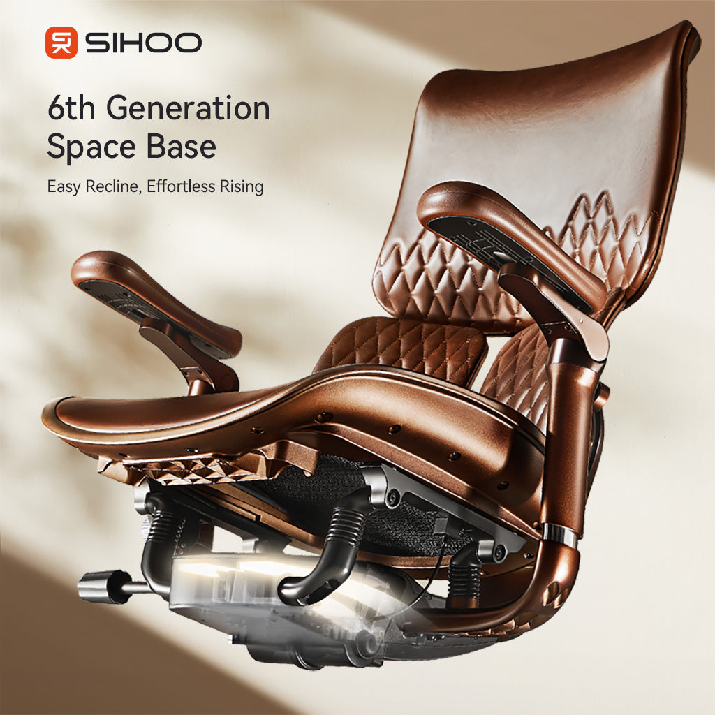 כיסא מנהלים ארגונומי SIHOO S300L Top-Grain Leather