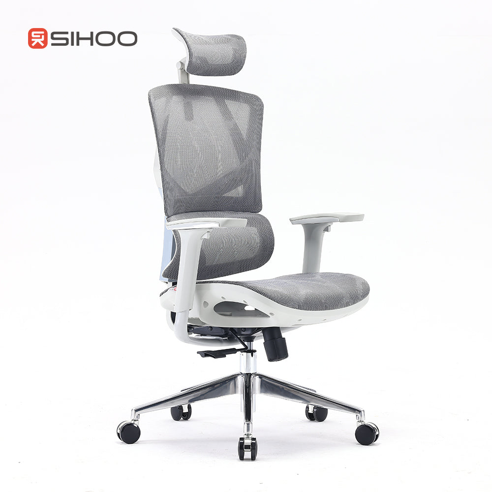 כסא מנהלות SIHOO M90 אפור